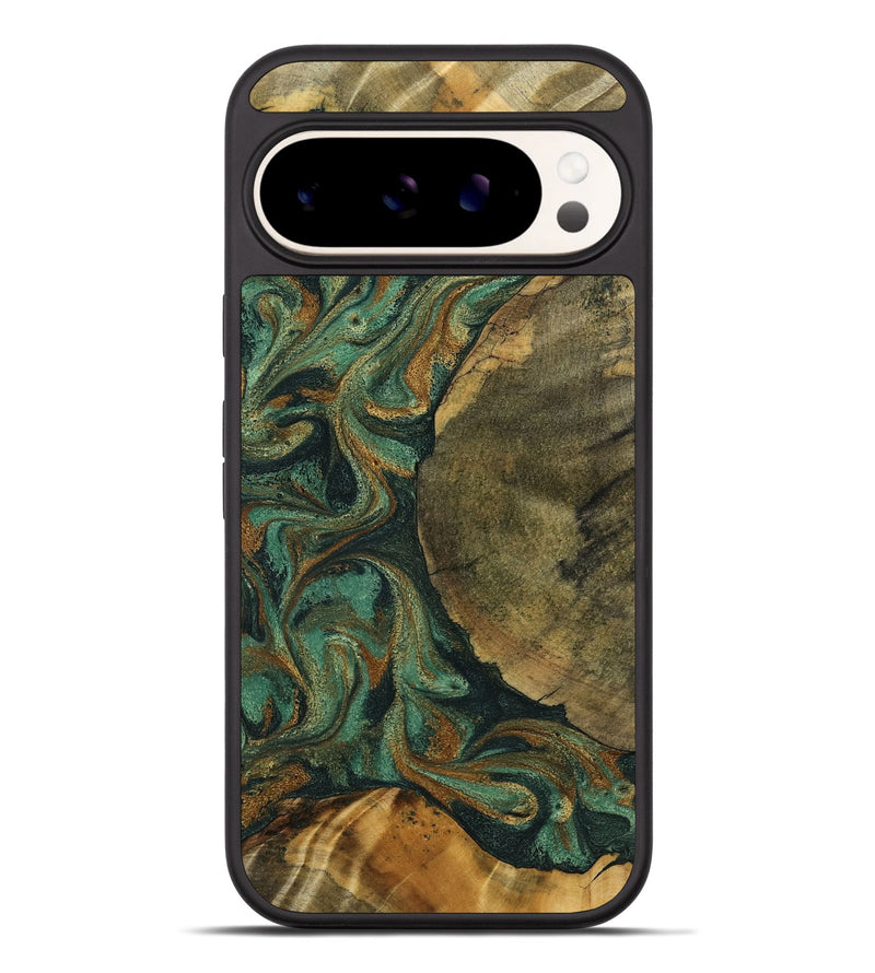 Pixel 9 Pro XL Wood Phone Case - Adonis (Green, 798968)