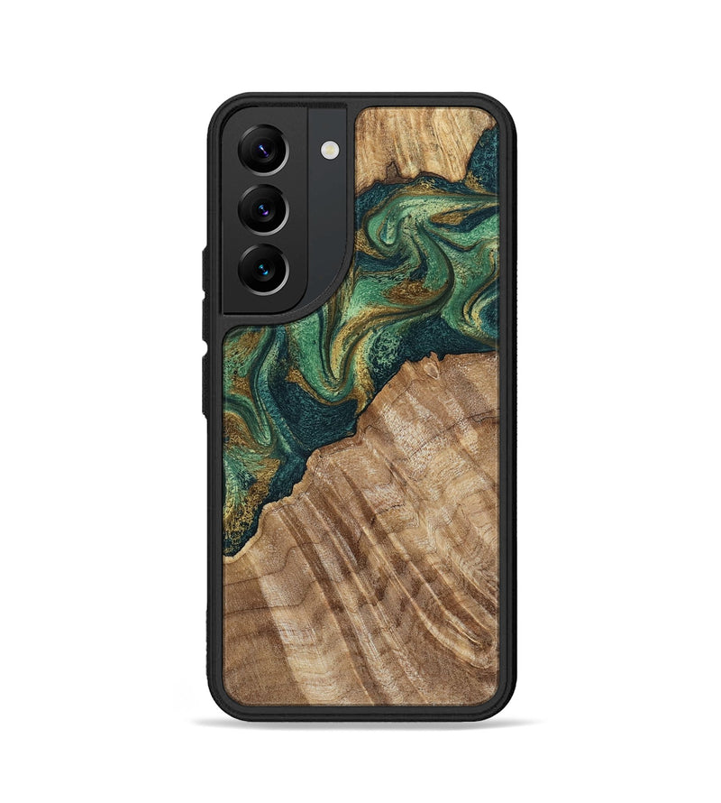 Galaxy S22 Wood Phone Case - Alyson (Green, 798970)