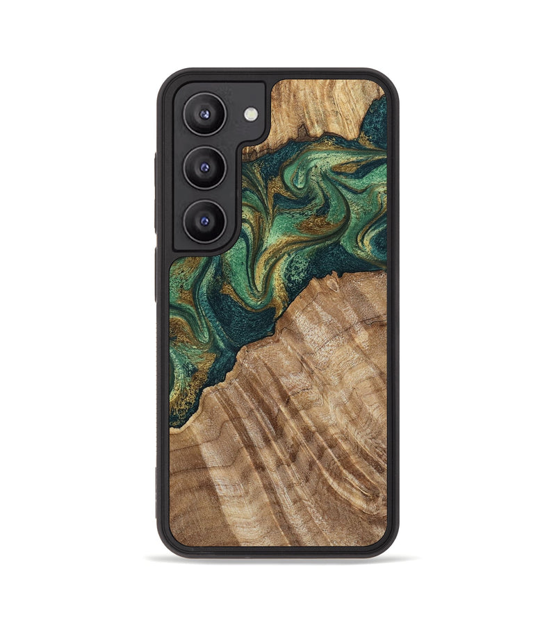 Galaxy S23 Wood Phone Case - Alyson (Green, 798970)