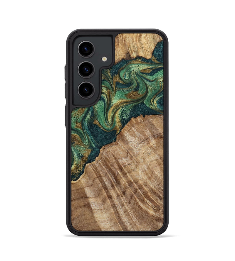 Galaxy S24 Wood Phone Case - Alyson (Green, 798970)