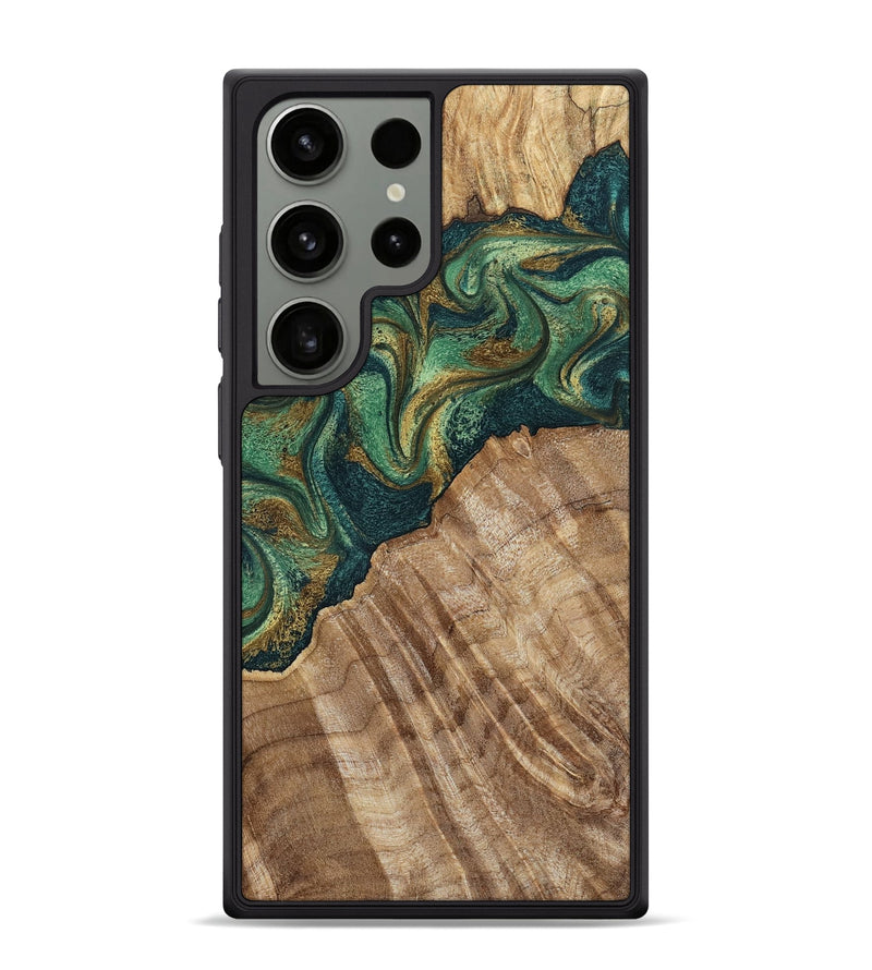Galaxy S24 Ultra Wood Phone Case - Alyson (Green, 798970)