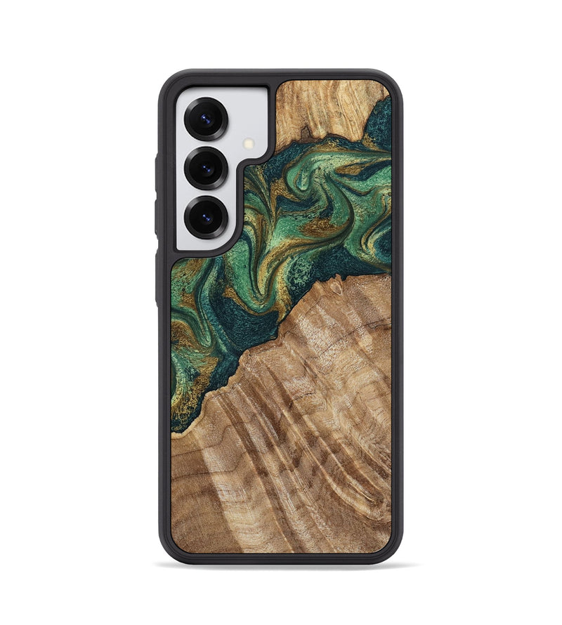 Galaxy S25 Wood Phone Case - Alyson (Green, 798970)