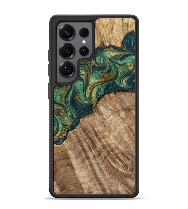 Galaxy S25 Ultra Wood Phone Case - Alyson (Green, 798970)