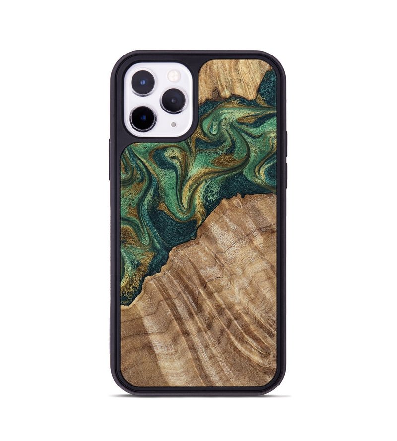 iPhone 11 Pro Wood Phone Case - Alyson (Green, 798970)