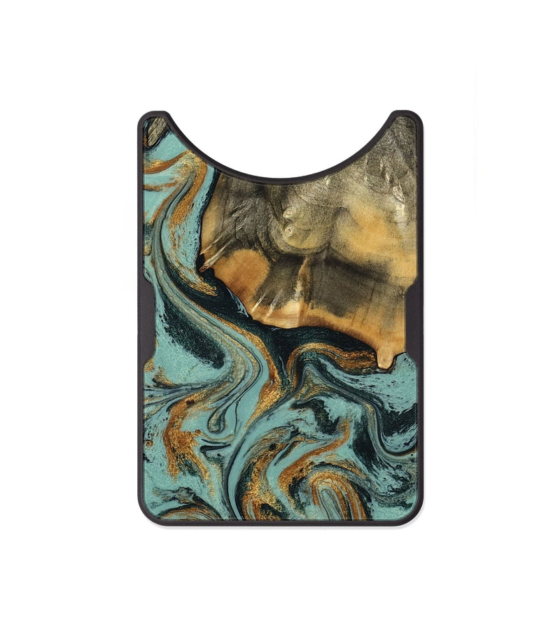 Alloy Wood Wallet - Abigail (Green, 798971)