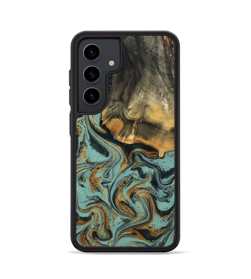 Galaxy S24 Wood Phone Case - Abigail (Green, 798971)