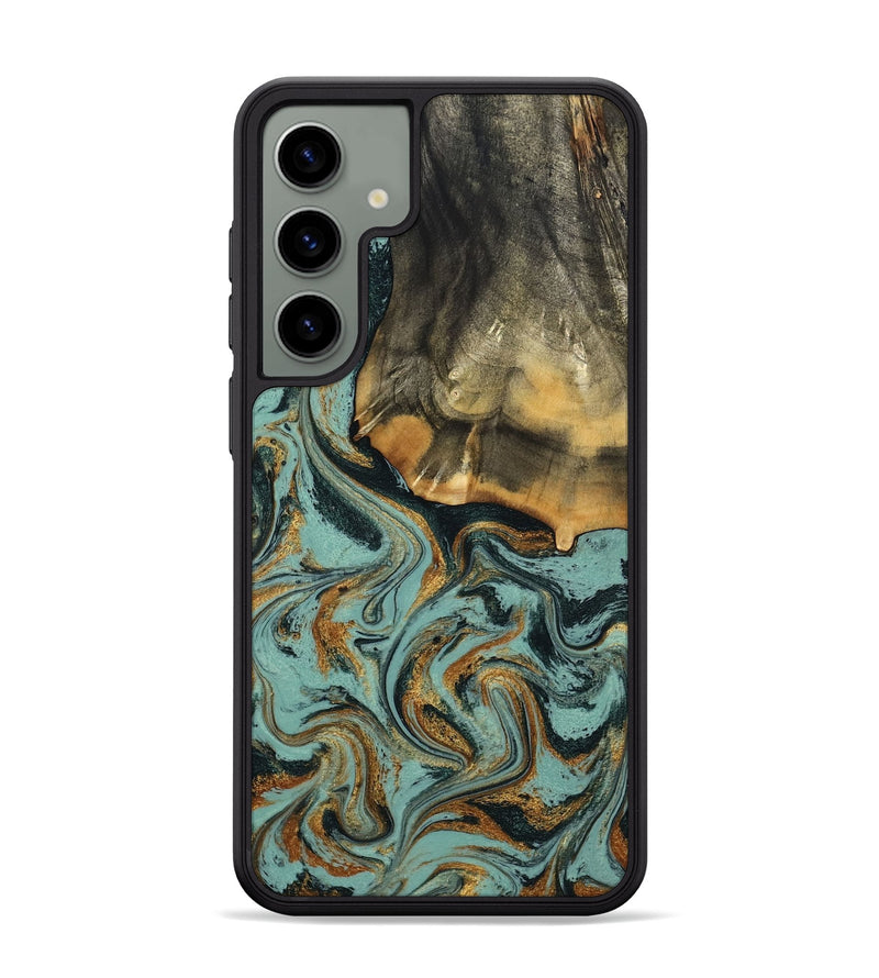 Galaxy S24 Plus Wood Phone Case - Abigail (Green, 798971)