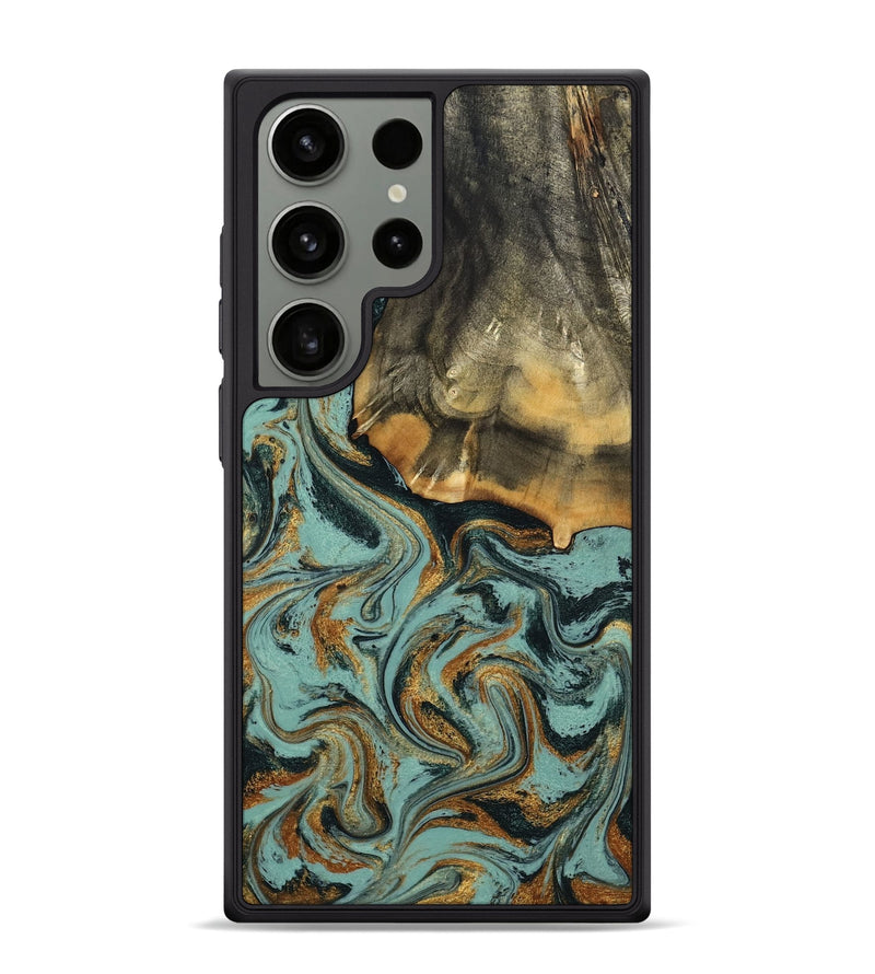 Galaxy S24 Ultra Wood Phone Case - Abigail (Green, 798971)