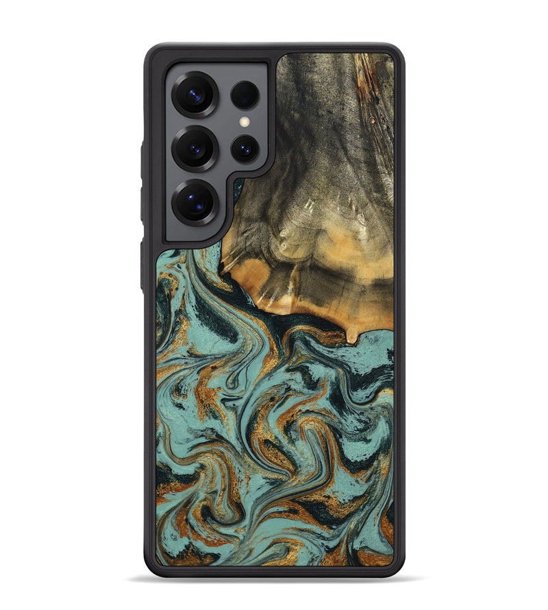 Galaxy S25 Ultra Wood Phone Case - Abigail (Green, 798971)