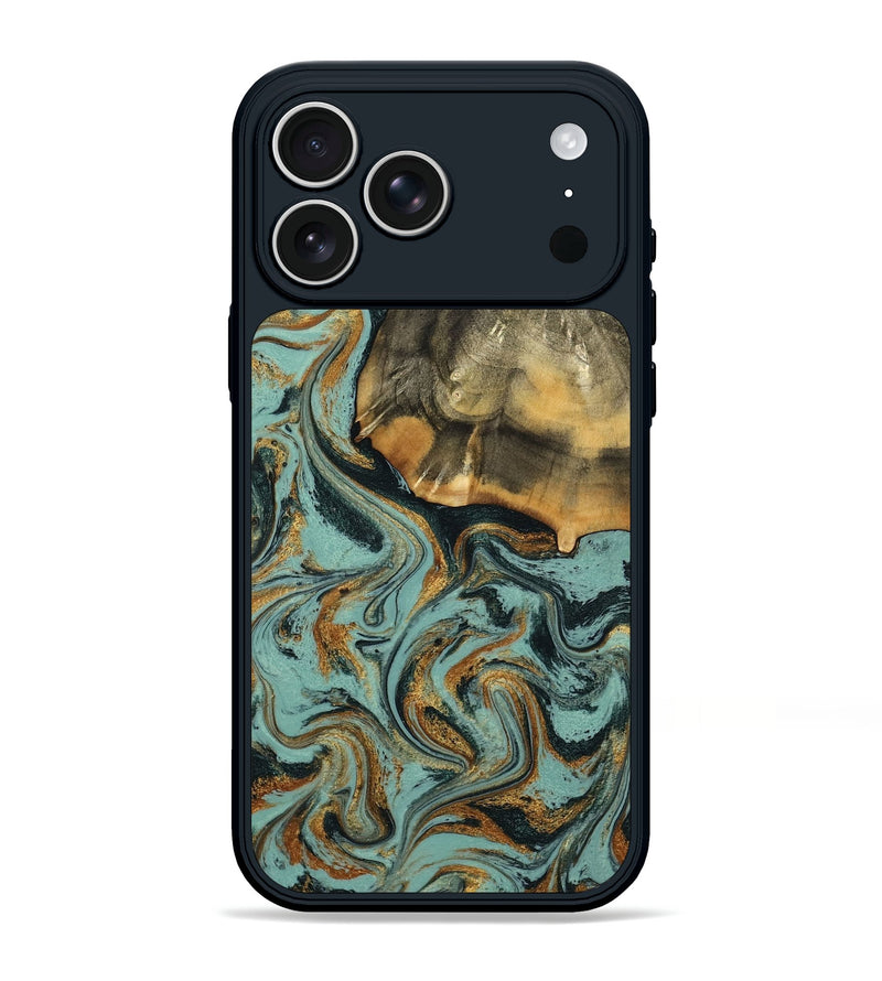 iPhone 17 Pro Max Wood Phone Case - Abigail (Green, 798971)