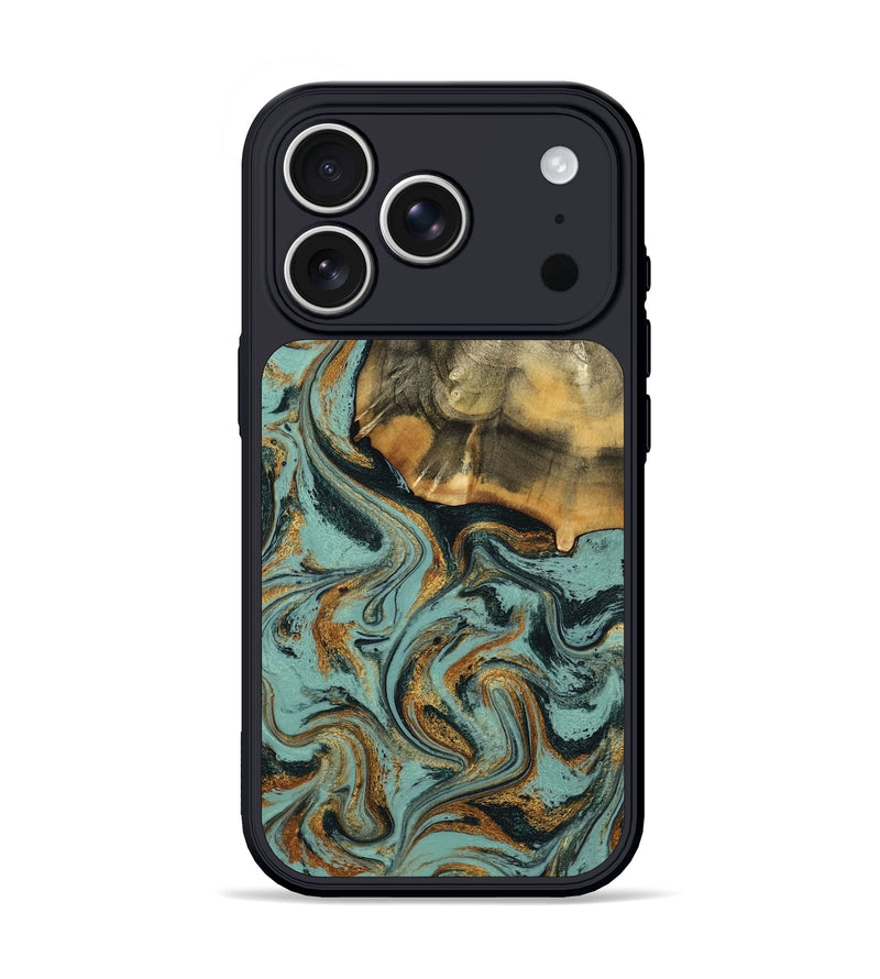 iPhone 17 Pro Wood Phone Case - Abigail (Green, 798971)