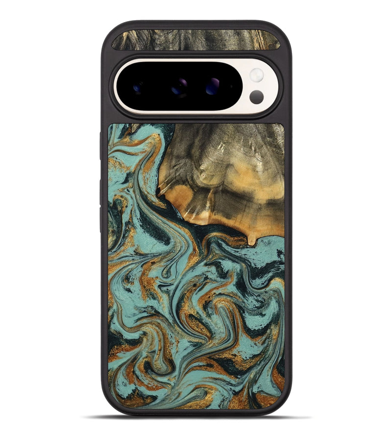 Pixel 10 Pro XL Wood Phone Case - Abigail (Green, 798971)