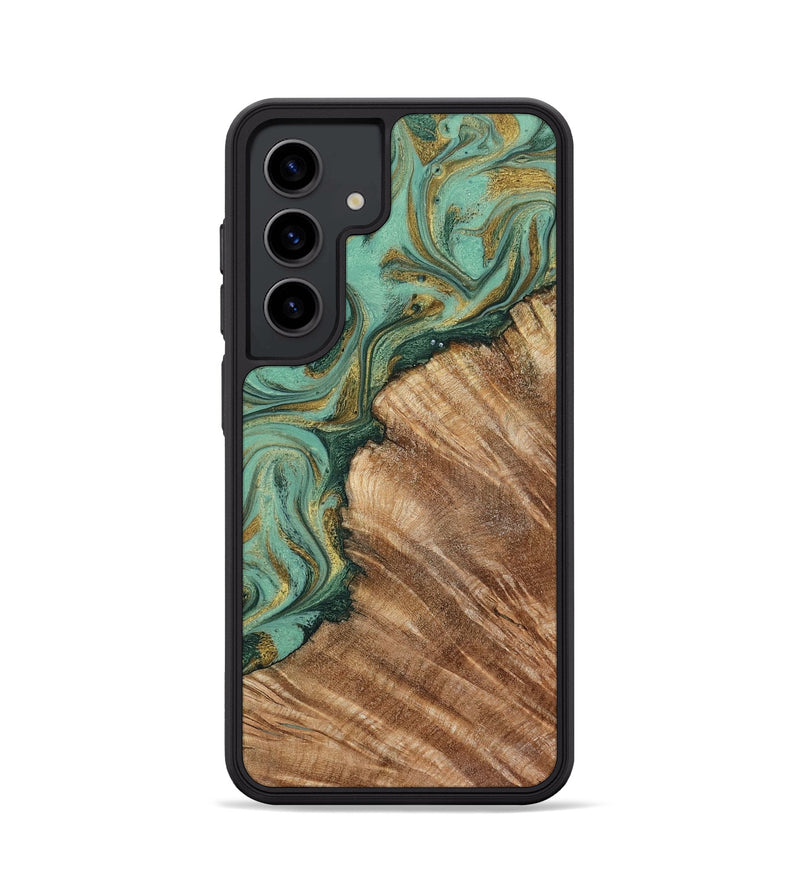 Galaxy S24 Wood Phone Case - Jaida (Green, 798973)