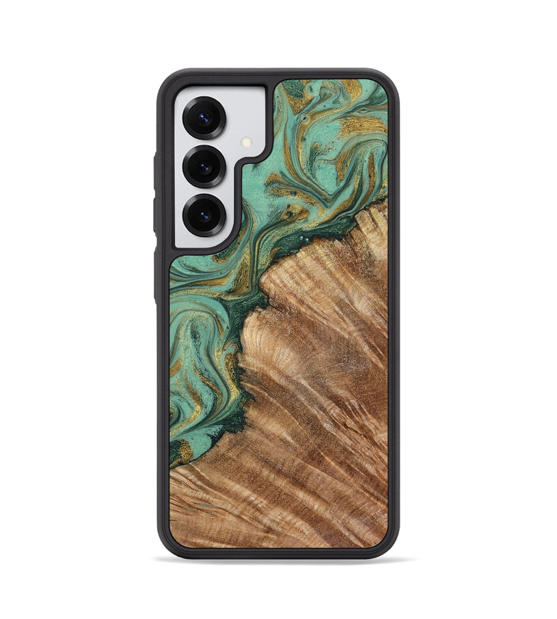 Galaxy S25 Wood Phone Case - Jaida (Green, 798973)
