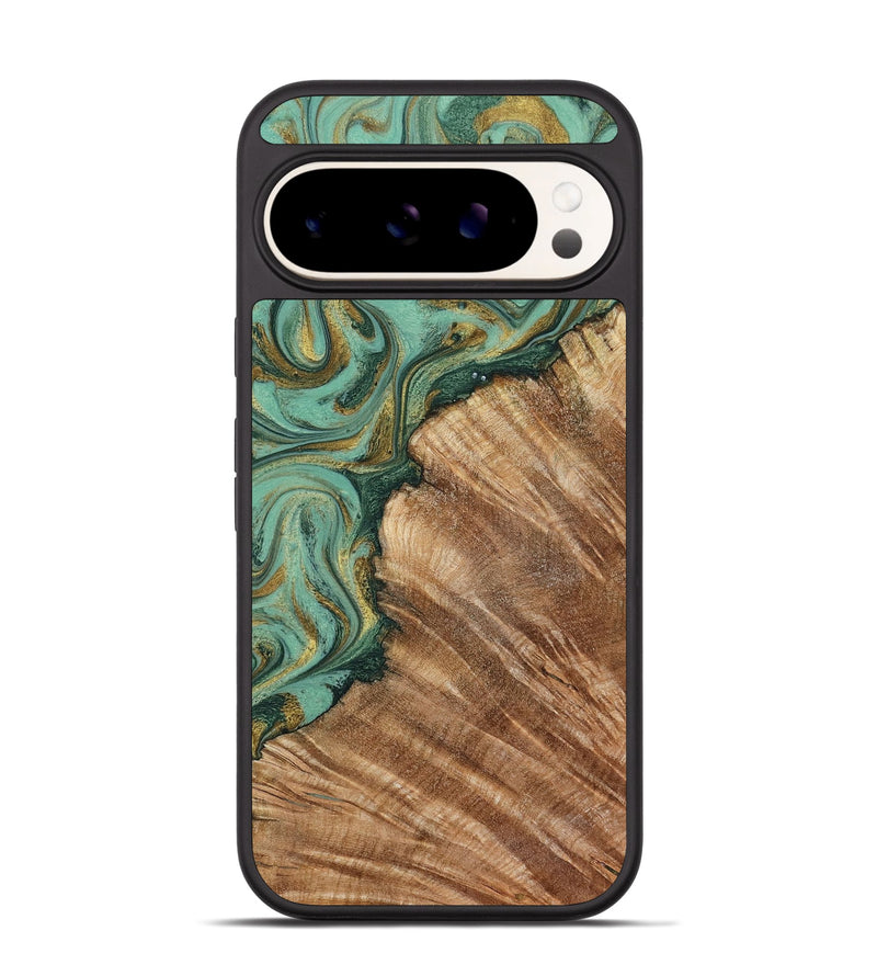 Pixel 9 Wood Phone Case - Jaida (Green, 798973)