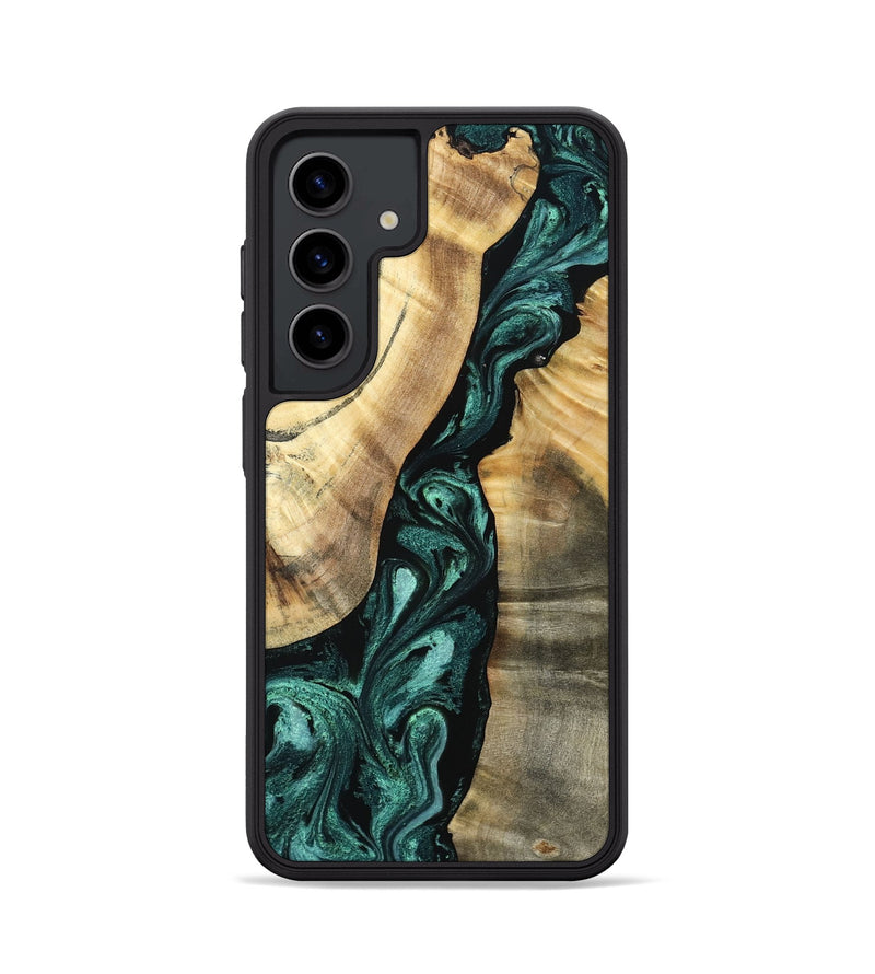 Galaxy S24 Wood Phone Case - Alene (Green, 798974)