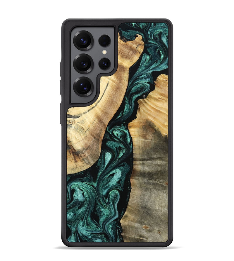 Galaxy S25 Ultra Wood Phone Case - Alene (Green, 798974)
