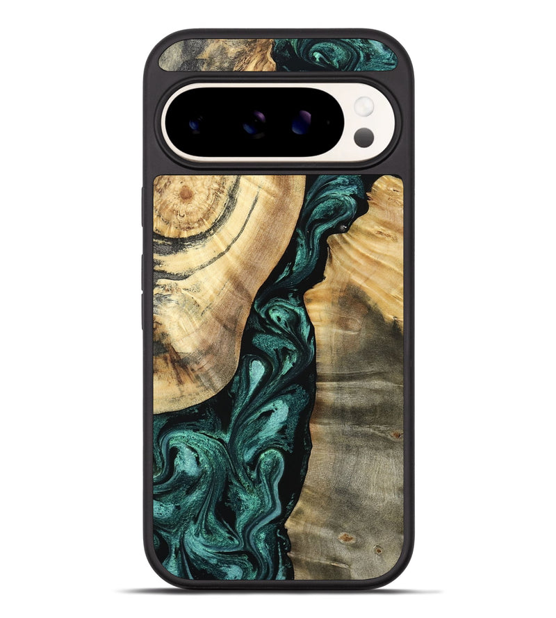 Pixel 9 Pro XL Wood Phone Case - Alene (Green, 798974)