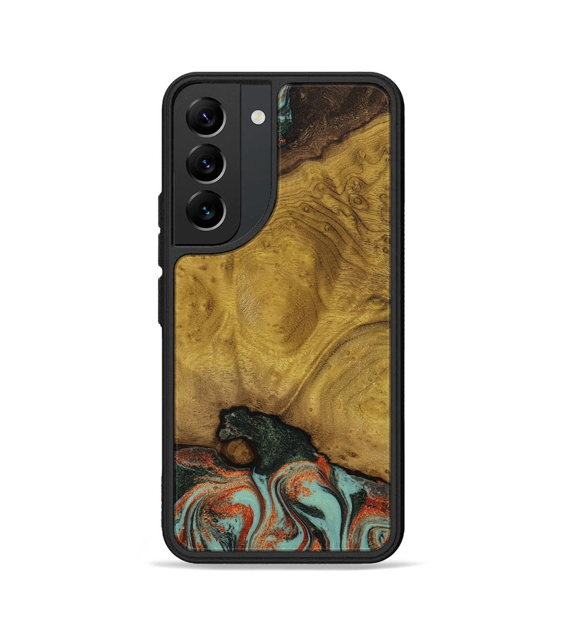 Galaxy S22 Wood Phone Case - Marylyn (Green, 798975)