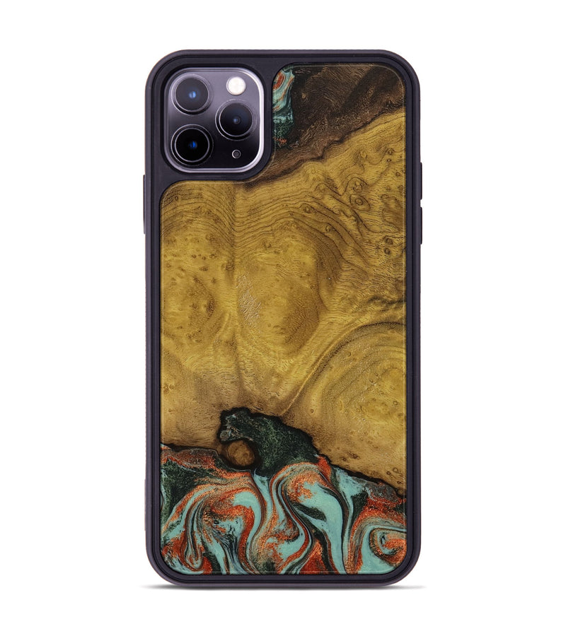 iPhone 11 Pro Max Wood Phone Case - Marylyn (Green, 798975)