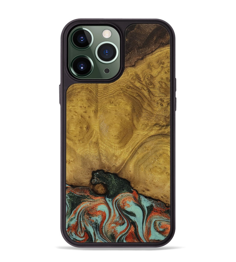 iPhone 13 Pro Max Wood Phone Case - Marylyn (Green, 798975)