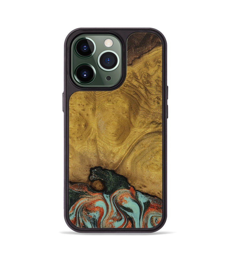iPhone 13 Pro Wood Phone Case - Marylyn (Green, 798975)