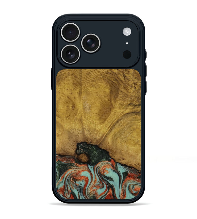 iPhone 17 Pro Max Wood Phone Case - Marylyn (Green, 798975)