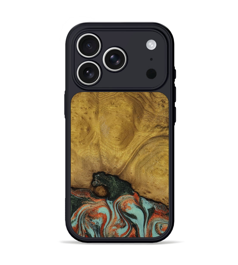 iPhone 17 Pro Wood Phone Case - Marylyn (Green, 798975)