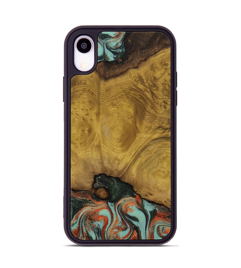 iPhone Xr Wood Phone Case - Marylyn (Green, 798975)