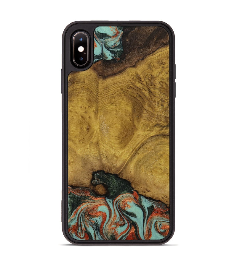 iPhone Xs Max Wood Phone Case - Marylyn (Green, 798975)
