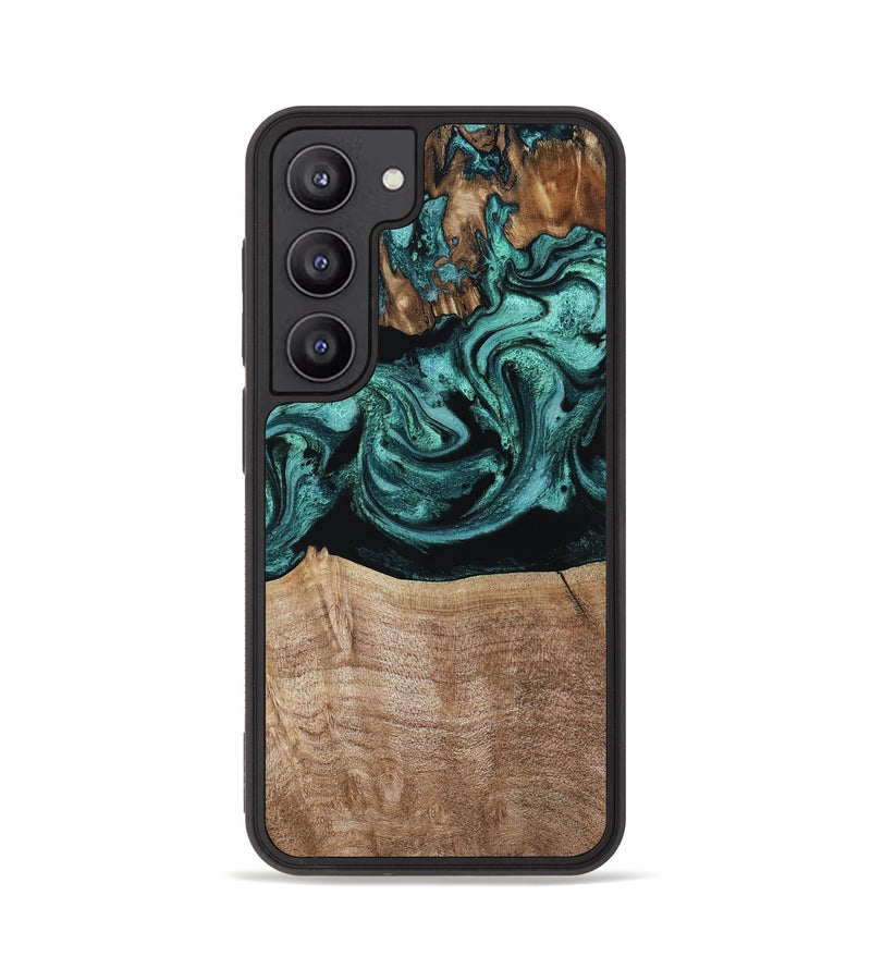 Galaxy S23 Wood Phone Case - Diya (Green, 798977)