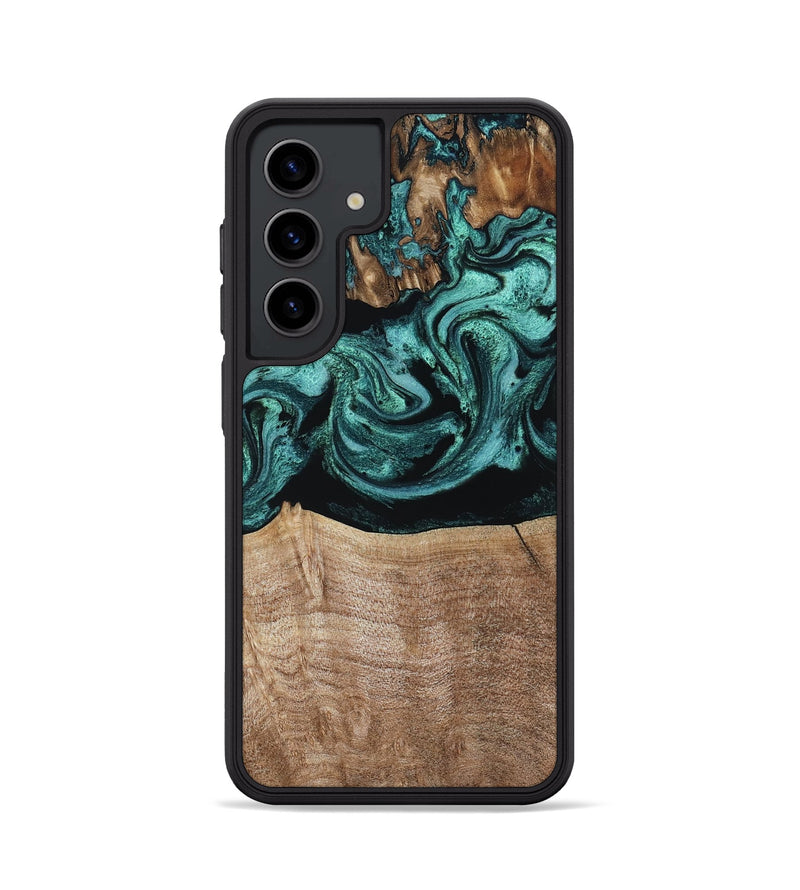 Galaxy S24 Wood Phone Case - Diya (Green, 798977)