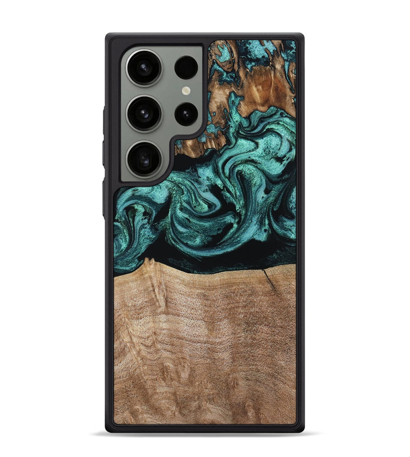 Galaxy S24 Ultra Wood Phone Case - Diya (Green, 798977)