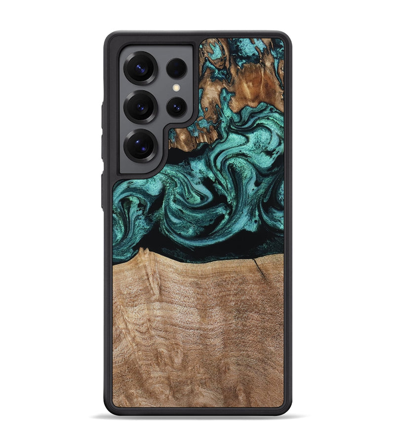 Galaxy S25 Ultra Wood Phone Case - Diya (Green, 798977)