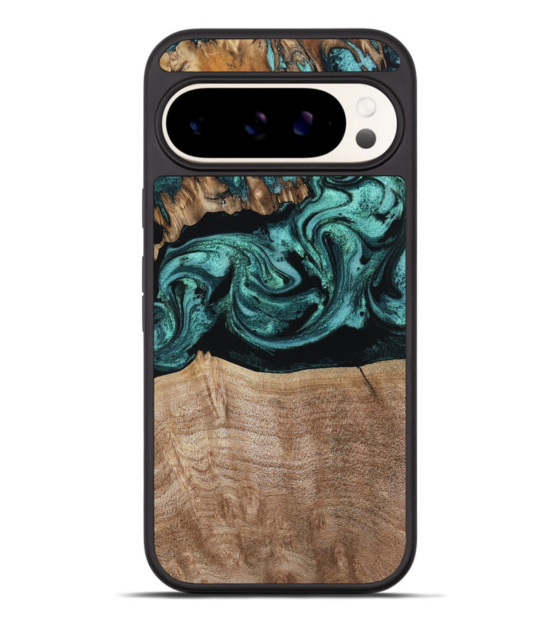 Pixel 9 Pro XL Wood Phone Case - Diya (Green, 798977)