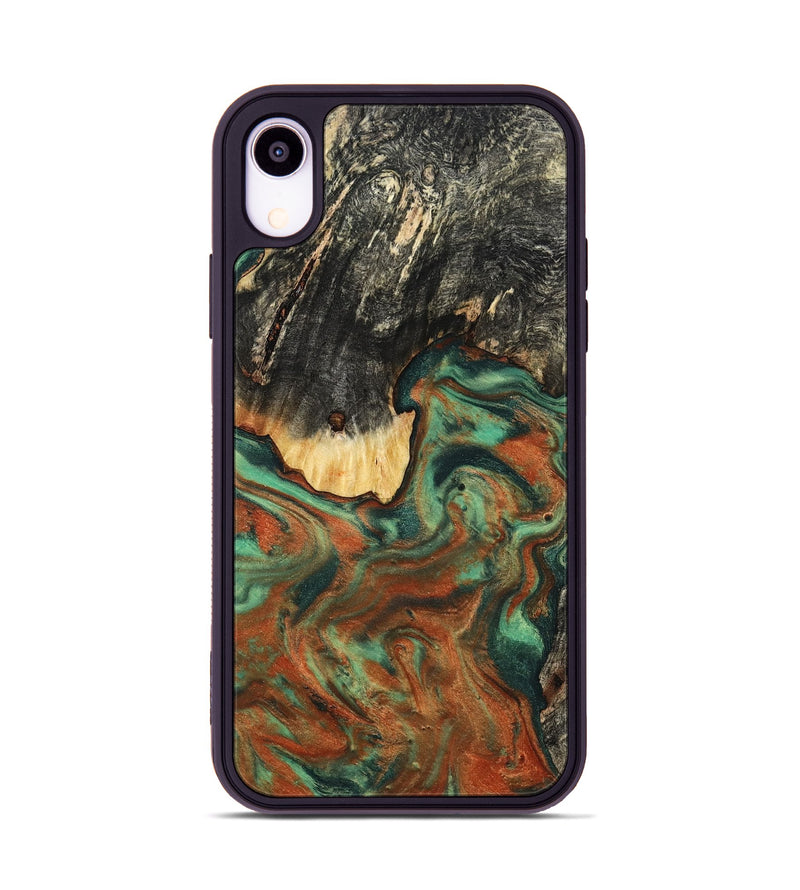 iPhone Xr Wood Phone Case - Ashton (Green, 798979)