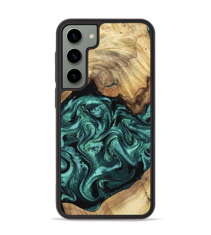 Galaxy S23 Plus Wood Phone Case - Erwin (Green, 798980)