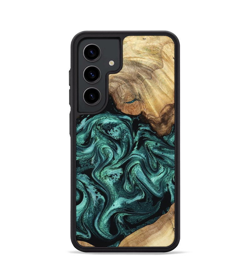 Galaxy S24 Wood Phone Case - Erwin (Green, 798980)