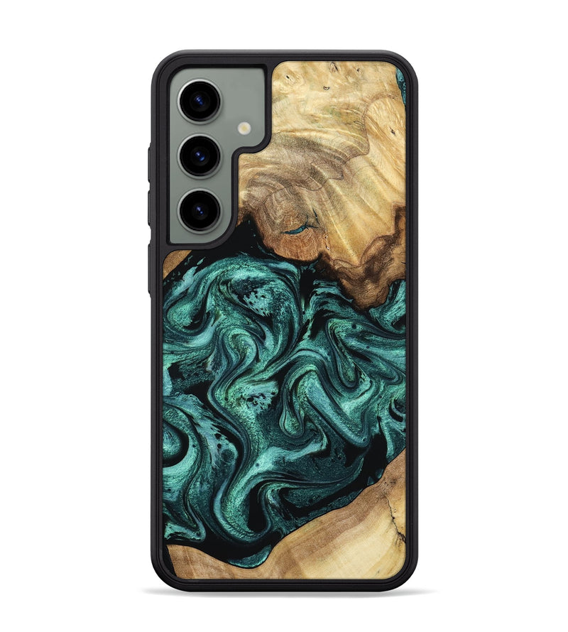 Galaxy S24 Plus Wood Phone Case - Erwin (Green, 798980)