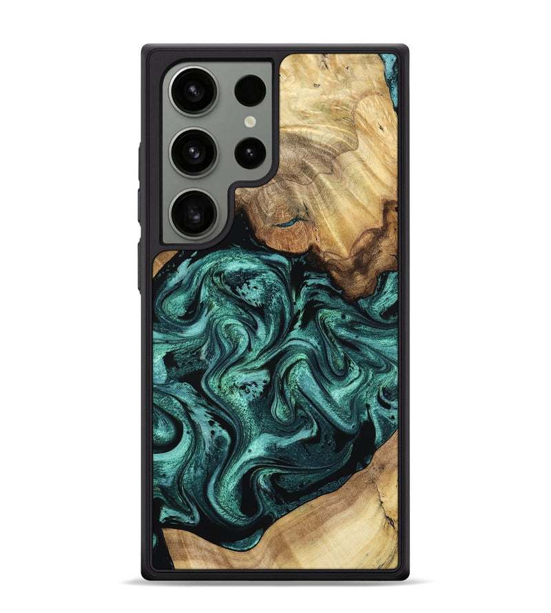 Galaxy S24 Ultra Wood Phone Case - Erwin (Green, 798980)