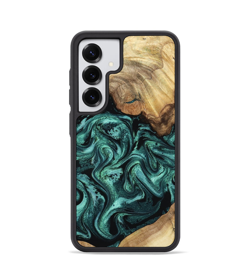 Galaxy S25 Wood Phone Case - Erwin (Green, 798980)