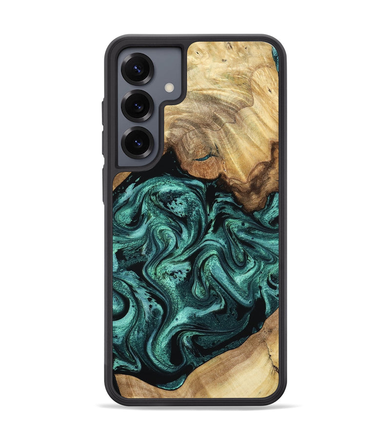 Galaxy S25 Plus Wood Phone Case - Erwin (Green, 798980)