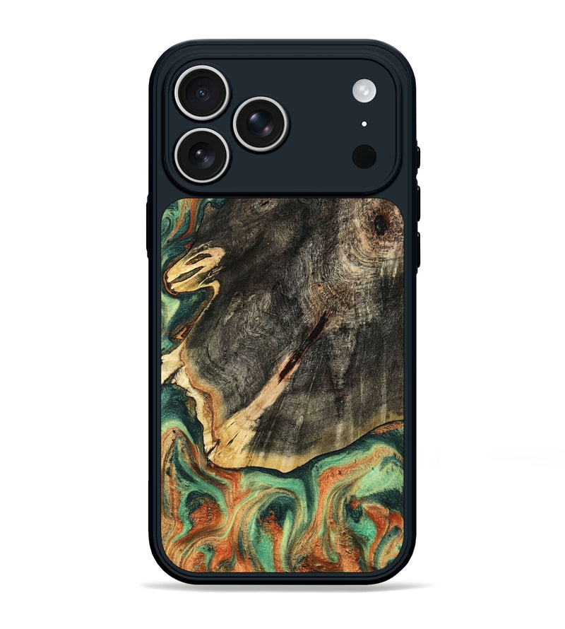 iPhone 17 Pro Max Wood Phone Case - Kirsten (Green, 798982)