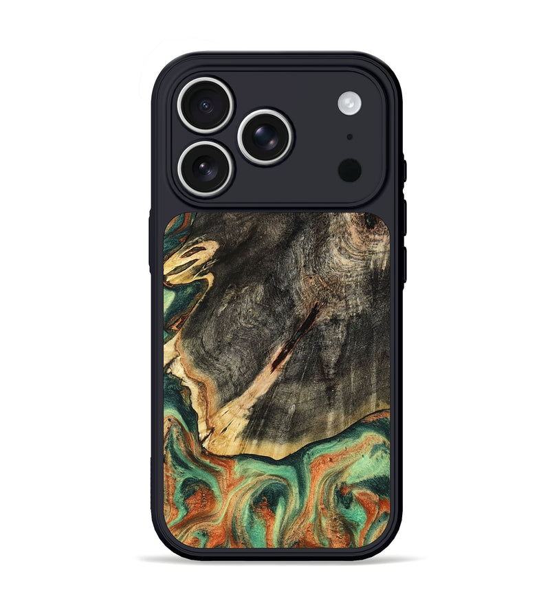 iPhone 17 Pro Wood Phone Case - Kirsten (Green, 798982)
