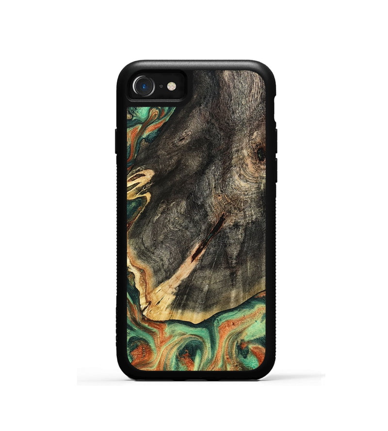 iPhone SE Wood Phone Case - Kirsten (Green, 798982)