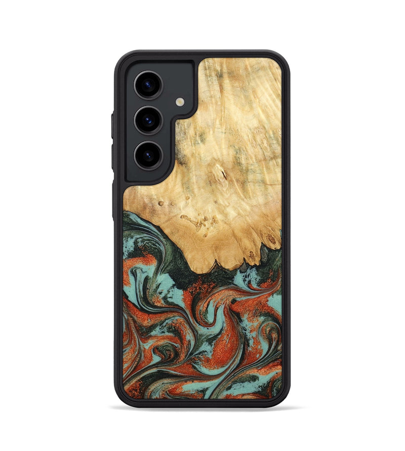 Galaxy S24 Wood Phone Case - Kaden (Green, 798983)