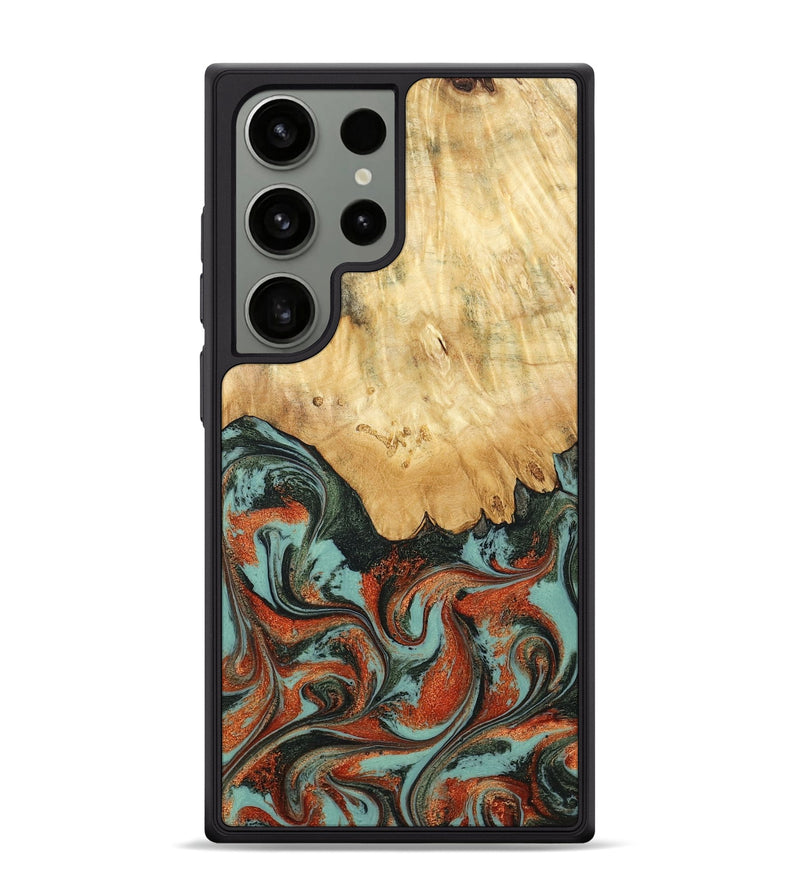 Galaxy S24 Ultra Wood Phone Case - Kaden (Green, 798983)