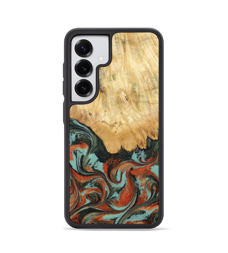 Galaxy S25 Wood Phone Case - Kaden (Green, 798983)