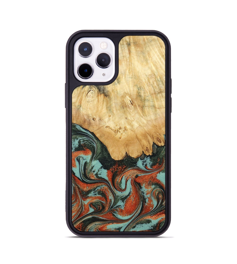 iPhone 11 Pro Wood Phone Case - Kaden (Green, 798983)
