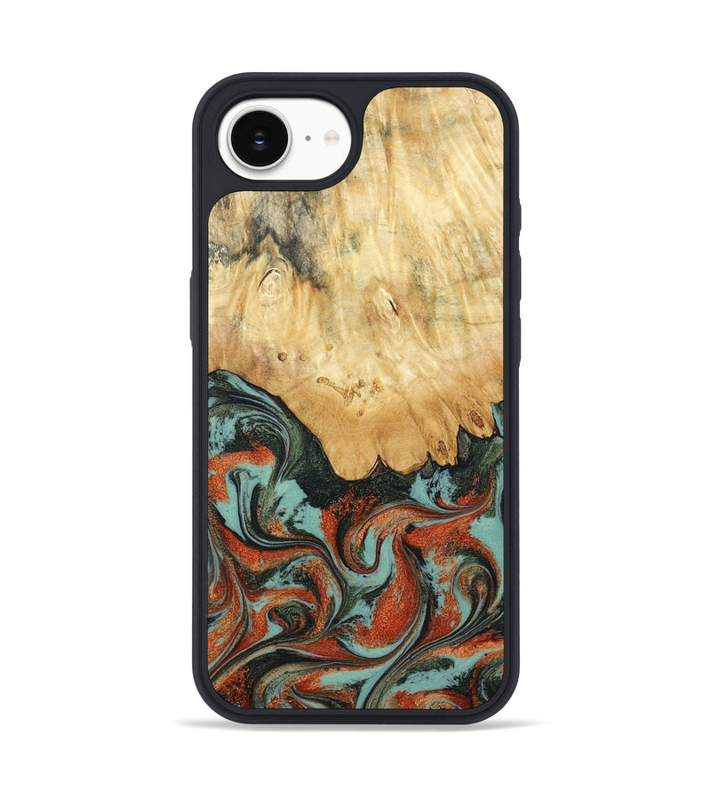 iPhone 16e Wood Phone Case - Kaden (Green, 798983)